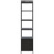 Norwood Grey / Black Bookcase